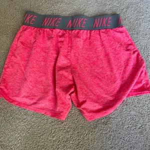 pink girls large bike trophy shorts